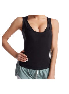 SYOSI Sweat Vest, Sauna Suit for Women, Weight Loss Slimming Body Shaper Sauna Sweat Suits, Female Workout Tank Top, Waist Trainer Vest for Women (L/XL)  - Image 3