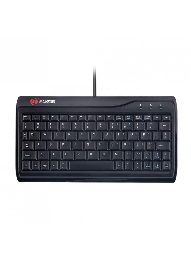 M MC Saite Super Mini Wired Keyboard, MCSaite Full Size 78 Keys Keypad Small Portable Fit with Professional or Industrial Use for Computer Laptop Mac Notebook - Image 1