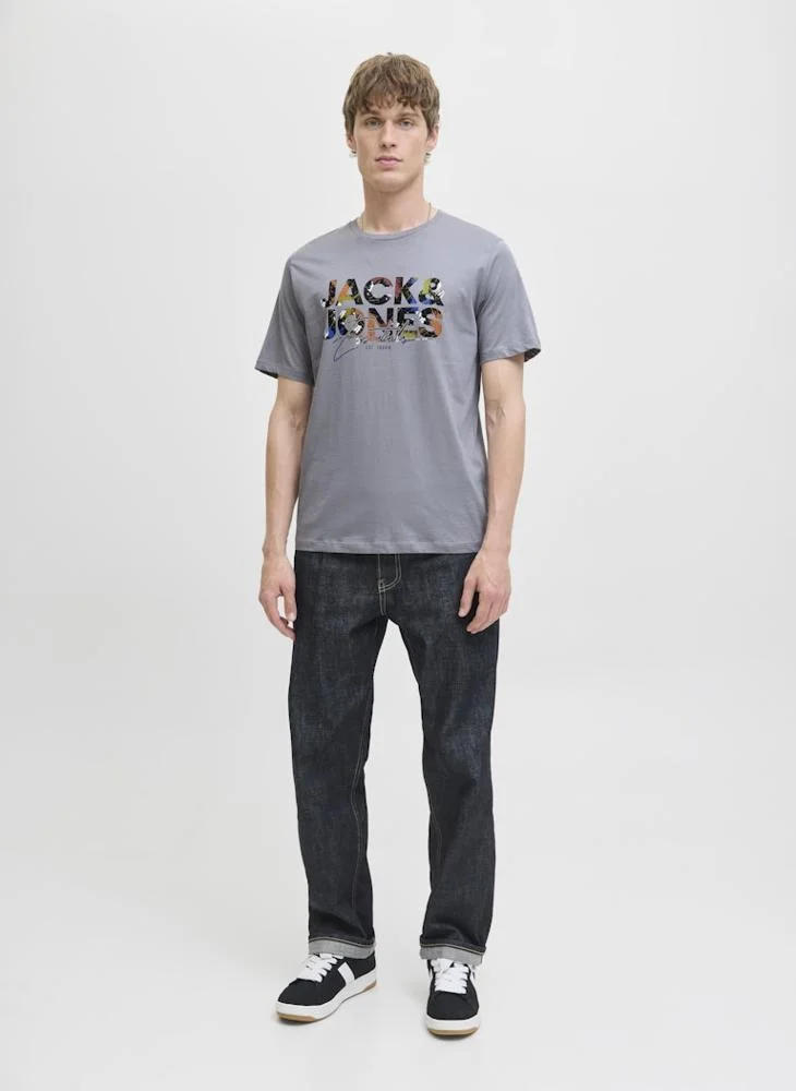 JACK & JONES Jjgeplas Crew Neck T-Shirt
