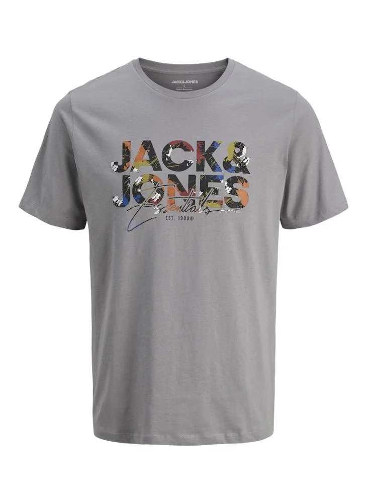 JACK & JONES Graphic Crew Neck Regular Fit T-Shirt