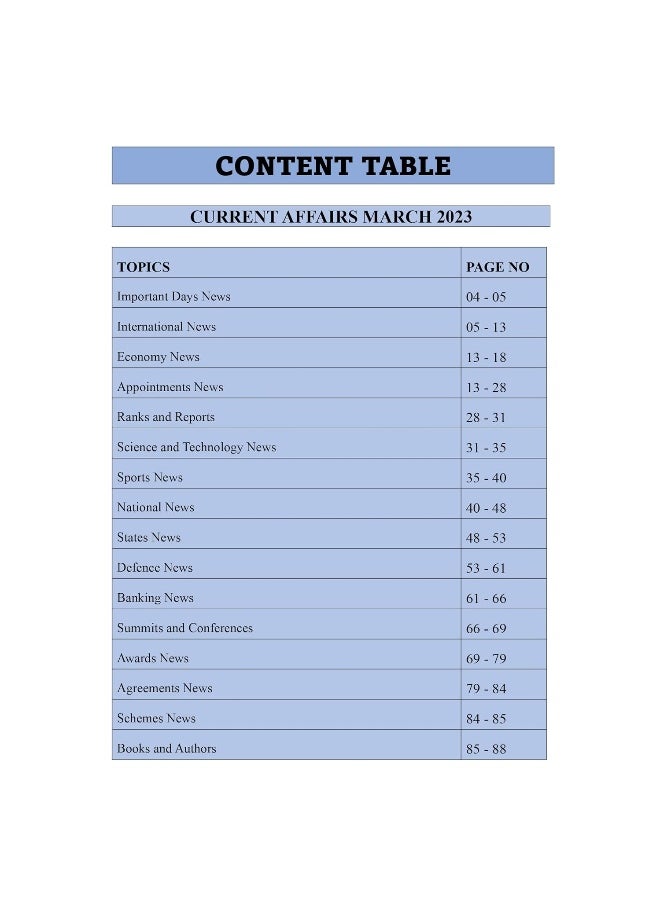 EduGorilla Community Pvt. Ltd. Study Notes for Current Affairs March 2023 - Useful for UPSC, State PSC, Defence, Police, SSC, Banking, Management, Law and State Government Exams | Topic-wise Notes  - Image 2
