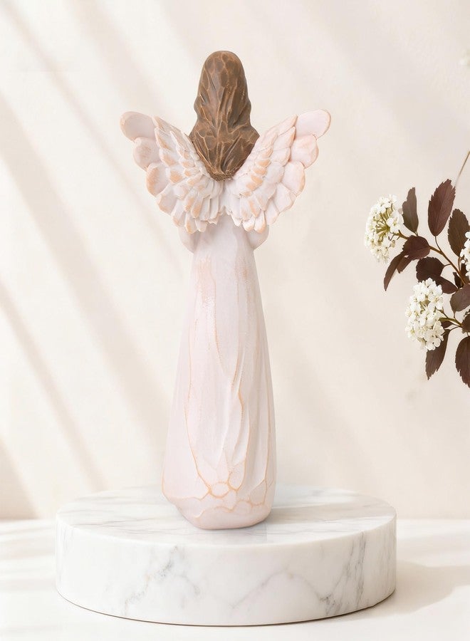 thovorrnl Housewarming Gifts New Home, House Warming Gifts for Women, Men, Couple, First Time Home Buyers, Homeowners, Guardian Angel with House Figurines, Sculpted Hand-Painted Statue - Image 4