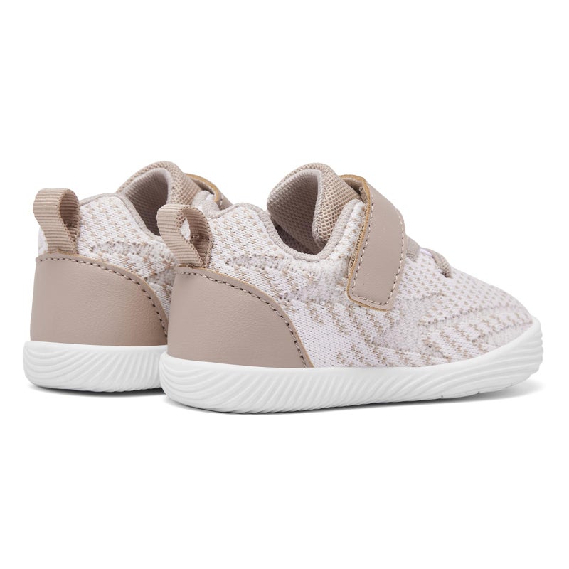 MORENDL Toddler Sneakers Baby Boys & Girls Barefoot Shoes Lightweight Breathable Walking Running Tennis Athletic Sport Shoes Brown 12-15Months - Image 5