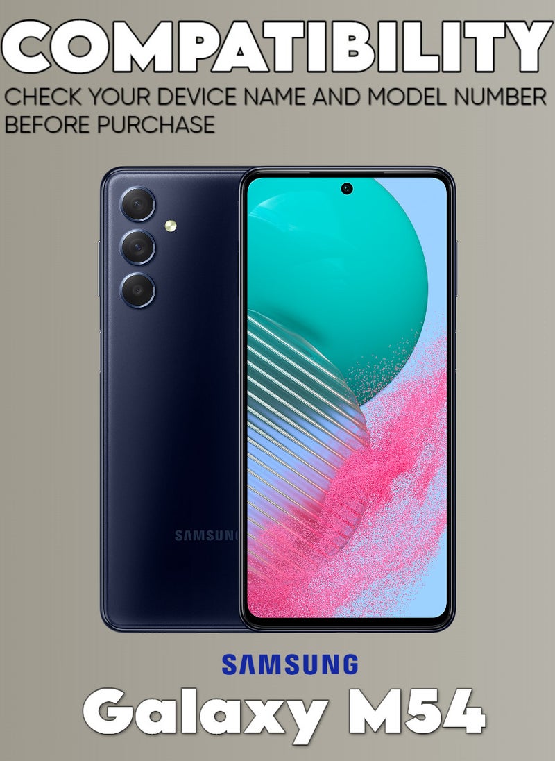 ESD Tempered Dustproof Privacy Glass Screen Protector Compatible For Samsung Galaxy M54 5G - Image 5