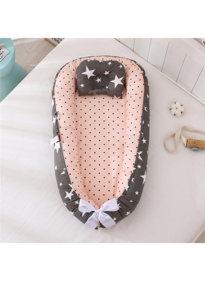 Generic Portable Washable Baby Nest - Anti-Pressure Crib for Comfort 