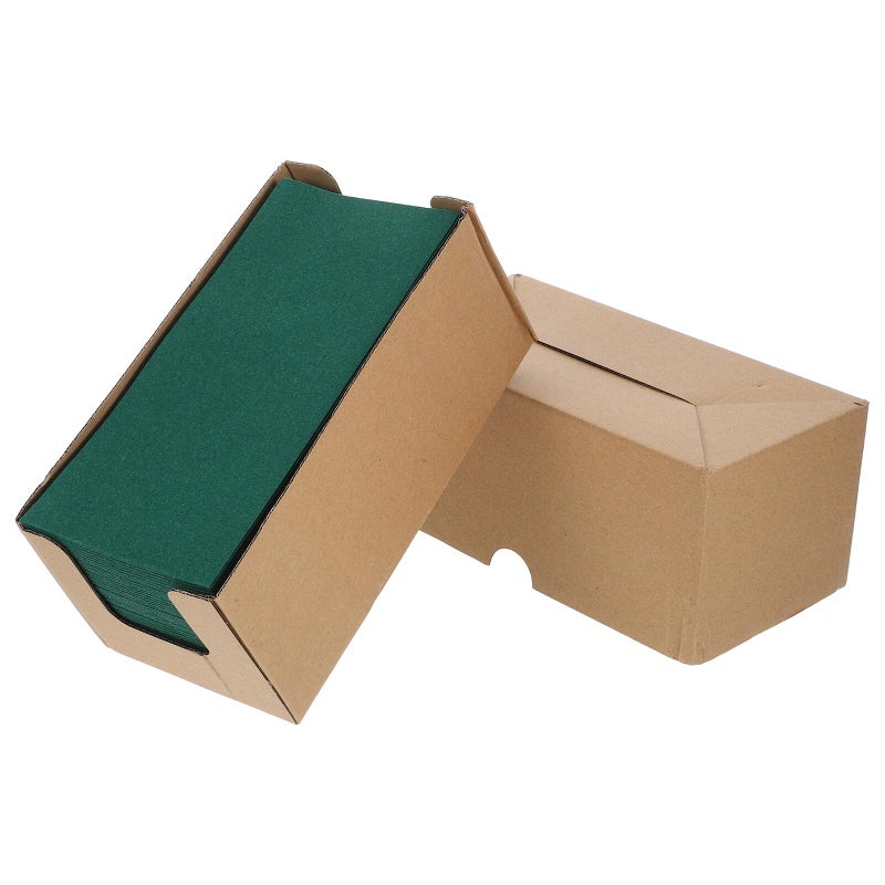 Green Disposable Dinner Napkins 50 Pack Soft Absorbent For Weddings Parties And Holiday Events - Image 2
