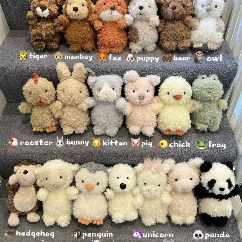 Little Curly Animal Series Cartoon Plush Toy - Image 1