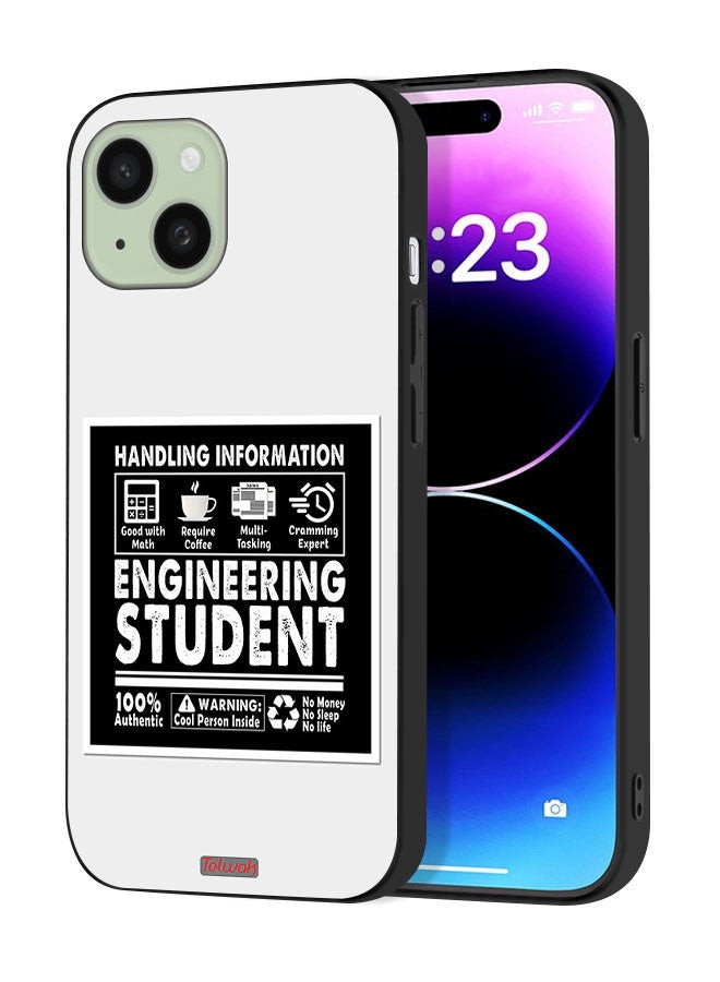 Tolwak Apple iPhone 15 Protective Case Cover Engineering Student Sticker - Image 1