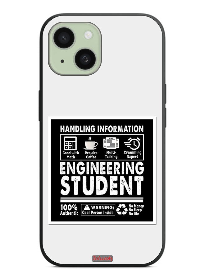 Tolwak Apple iPhone 15 Protective Case Cover Engineering Student Sticker - Image 2