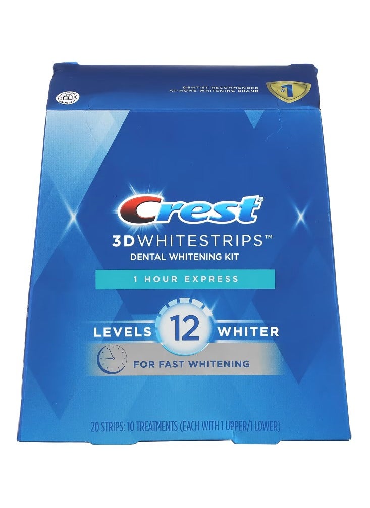 Crest - Crest 3D 3D Teeth Whitening Pastes in One Hour - 20 Strips - Image 1