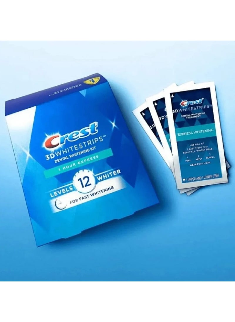 Crest - Crest 3D 3D Teeth Whitening Pastes in One Hour - 20 Strips - Image 1