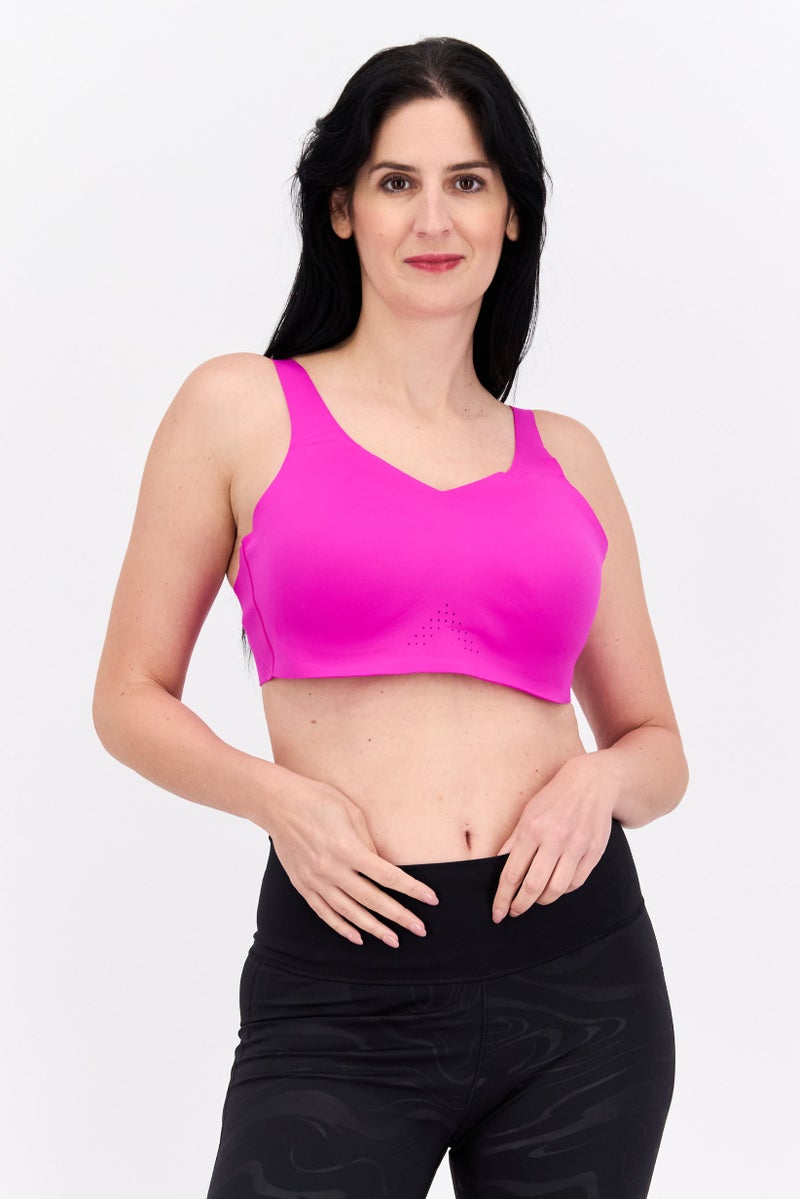 Brooks Women Sportswear Fit Lightly Padded Running Sports Bra, Purple - Image 1