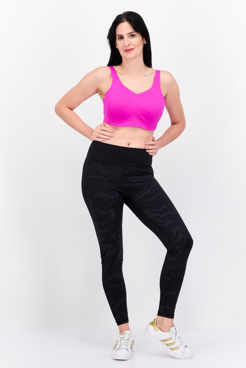 Brooks Women Sportswear Fit Lightly Padded Running Sports Bra, Purple - Image 4