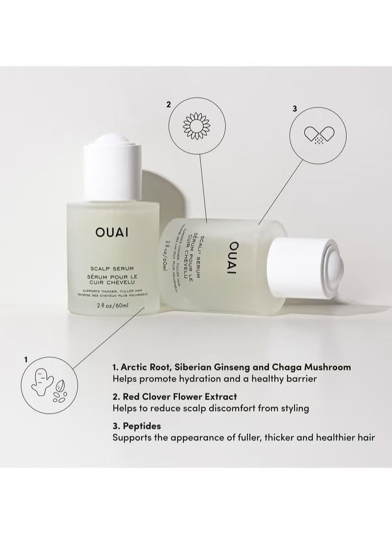 أواي مصل فروة الرأس - توازن مصل الشعر مع مستخلص الكليف الأحمر، الجينسنغ السيبيري والببتيدات لشعر سميك وأكثر مظهرًا - العناية بفروة الرأس الخالية من البارابين والفثالات والكبريتات (2 فلور أوز) - Image 2