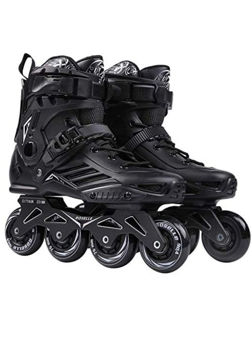 Loquat Professional Single Row Roller Blades Speed Skating Shoes - Image 1