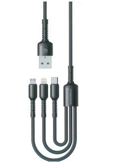 Winmax 3 in 1 Charging Cable - Denim Braided Wire  - Image 1