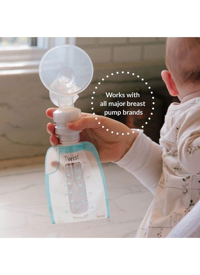 Kiinde - Twist Milk Storage Bag Breast Pump And Baby Bottle Direct Pump Adapter Kit For All Major Breast Pump Brands Leakfree Transferfree Pumping Directly Into Bag Multipack - Image 1