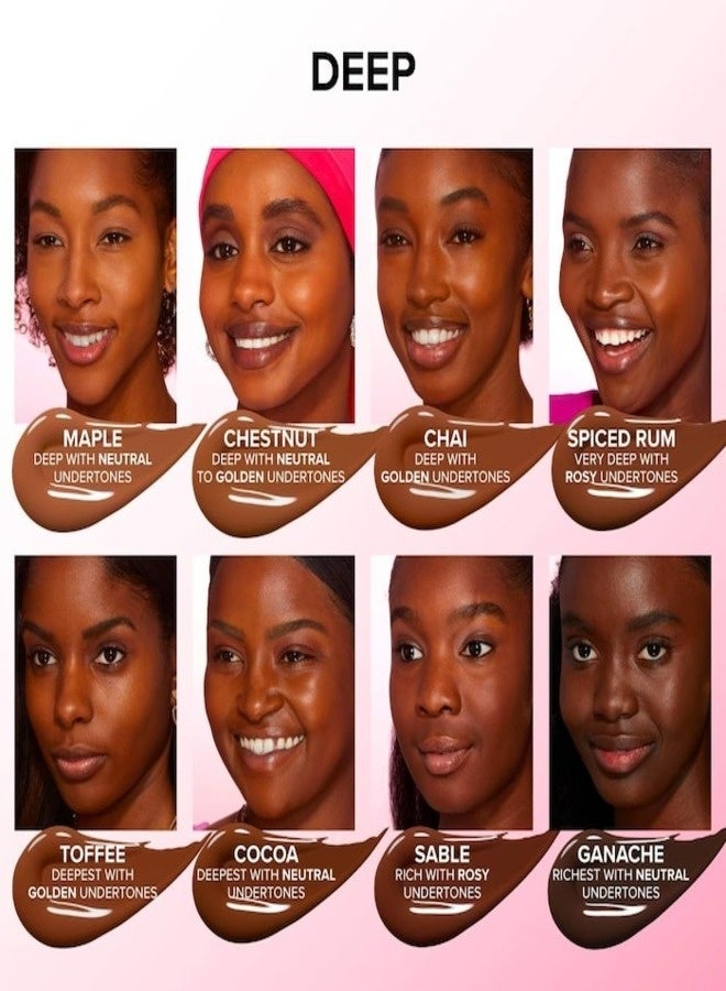 Too FacedCosmetics كونسيلر تو فيسد بورن ذيس واي سوبر كوفرج متعدد الاستخدامات كستناء - عميق مع درجات محايدة إلى ذهبية 13.5 مل - Image 5
