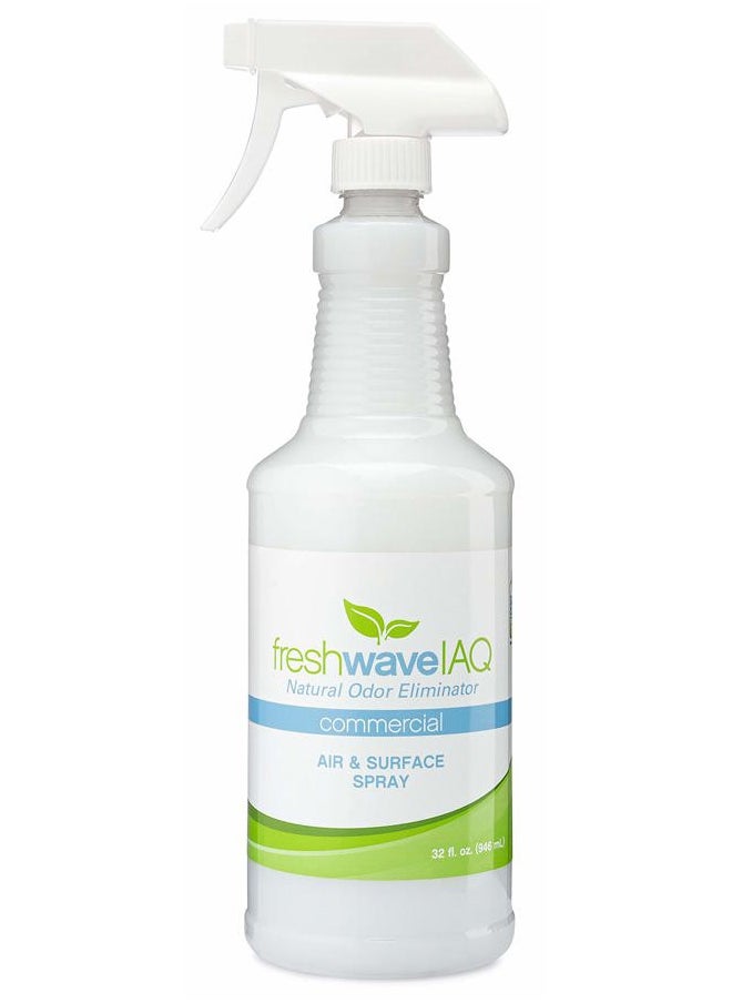 Fresh Wave IAQ Commercial Odor Eliminating Air & Surface Spray with Trigger, 32 Fl. Oz. | Safer Odor Relief | Natural Plant-Based Odor Eliminator | Odor Absorber for Home or Commercial Areas  - Image 1