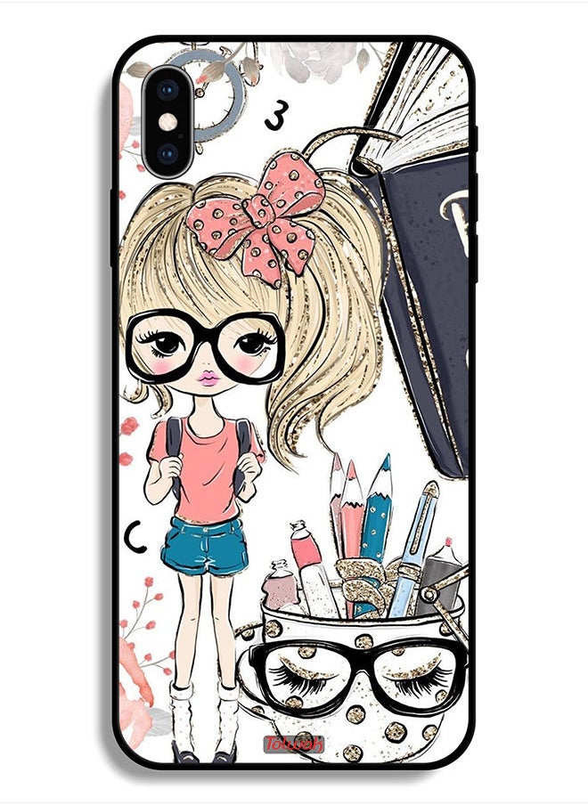 Tolwak - Protective Case For Apple iPhone X Unicorn Girl Art - Image 1