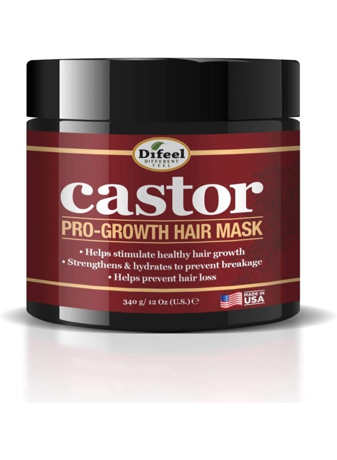 difeel Castor Pro-Growth Hair Mask 12 Oz. - Image 1