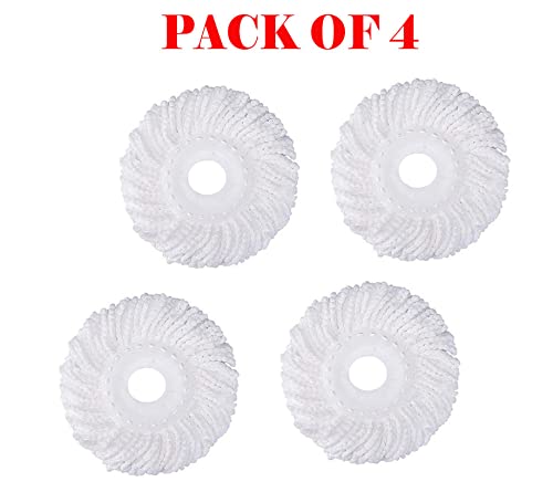 GTC® Replacement Head Refill for 360 Rotating Easy Spin Mop Cleaner Duster (Pack of 4) - Image 3