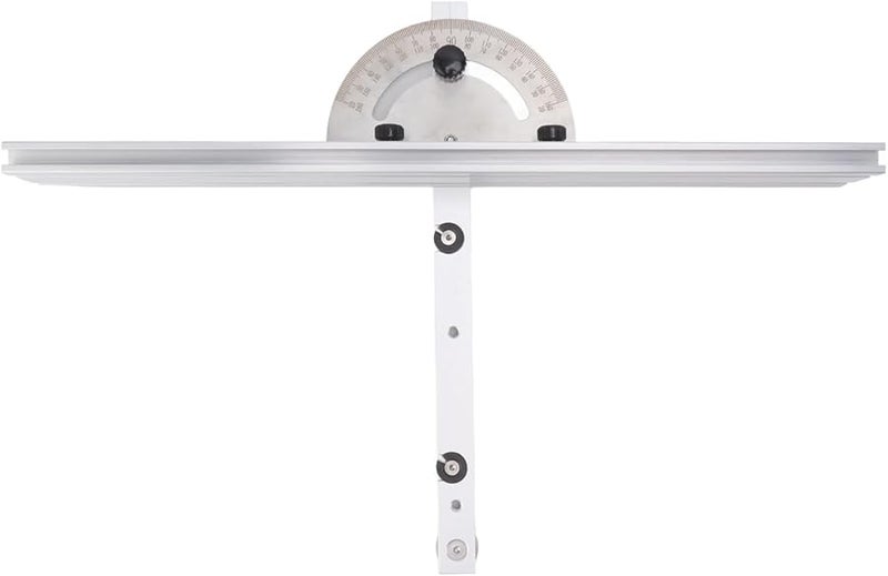 Aluminum Alloy Angle Protractor Ruler with Backstop Adjustable Woodworking Measuring Tool - Image 4