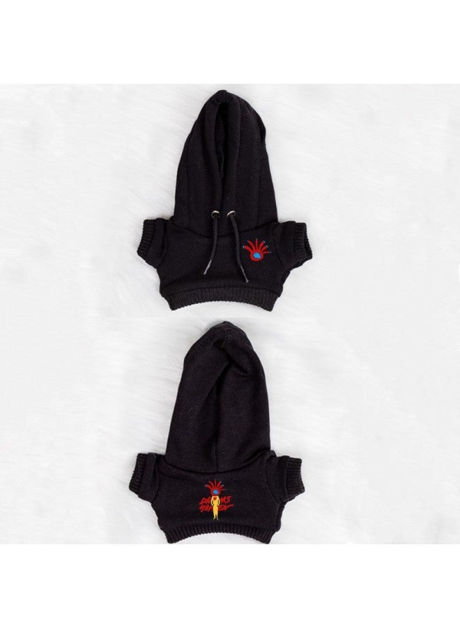 1015/20cm Doll Cotton Doll Clothes Chen Chusheng Same Concert Sweater T-shirt Rab Cloth Doll Wear-Specification:20cm-Color:Black Clothes, Same Style T-shirt - Image 3