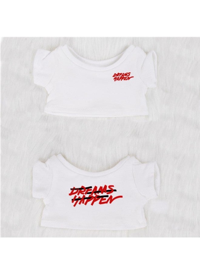1015/20cm Doll Cotton Doll Clothes Chen Chusheng Same Concert Sweater T-shirt Rab Cloth Doll Wear-Specification:20cm-Color:Black Clothes, Same Style T-shirt - Image 4