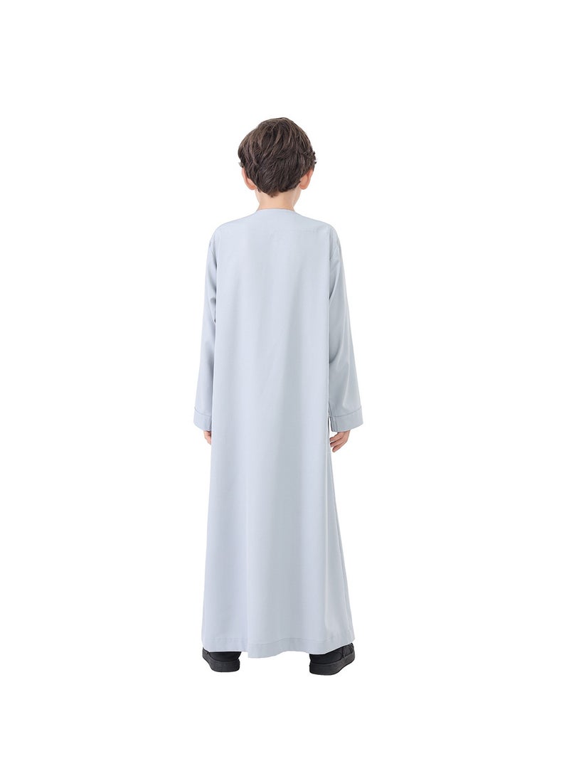 Teen Boys Long Robe, Kids Open Front Cloak, Boys Long Gown Outerwear for Cosplay Party Stage Performance Daily Wear - Image 4