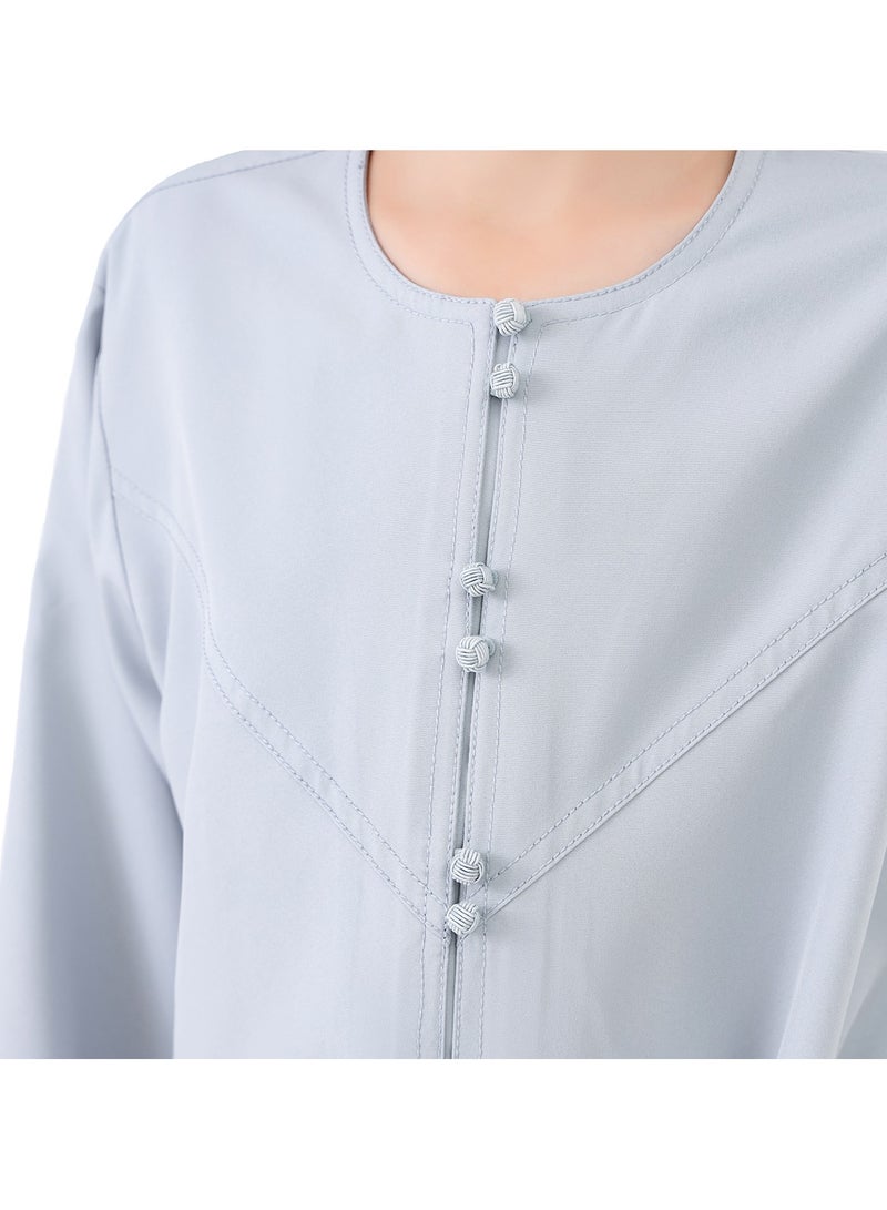 Teen Boys Long Robe, Kids Open Front Cloak, Boys Long Gown Outerwear for Cosplay Party Stage Performance Daily Wear - Image 2