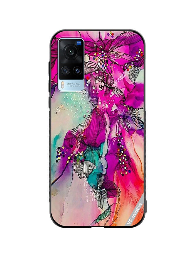VR CREATIVE Protective Case Cover For Vivo X60 Aesthetics Painting Design Design Multicolour - Image 1