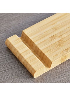 Home Box حامل موبايل من الخيزران 13x2x8 سم  - Image 4