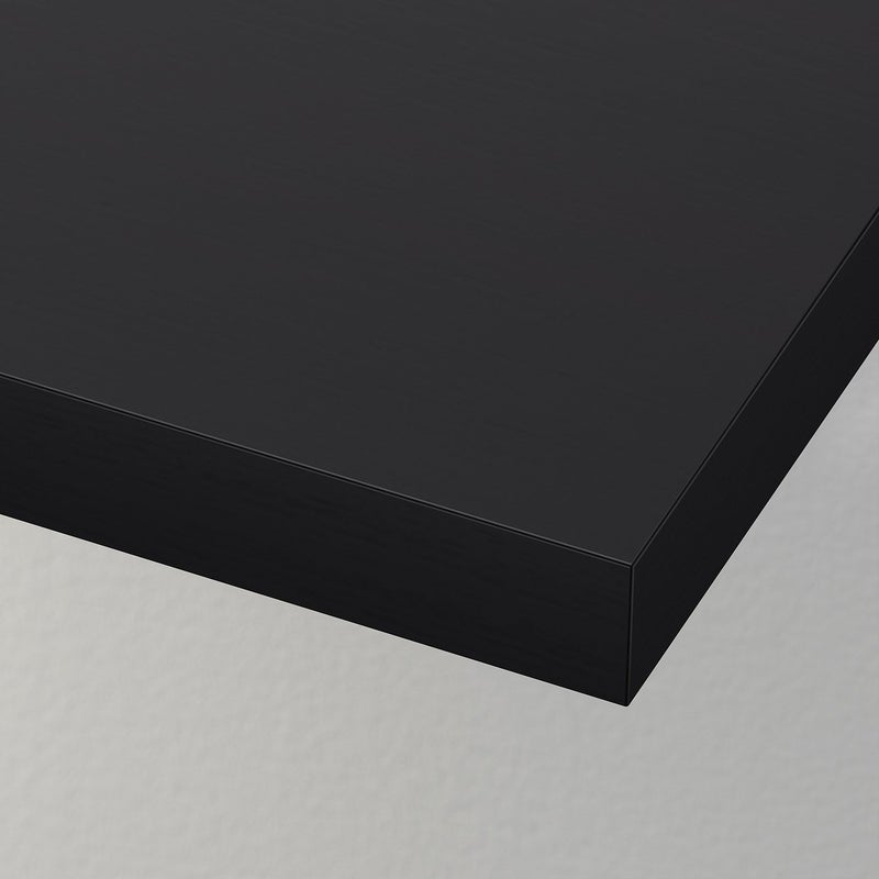 Baitique Wall Shelf, Black-Brown, Invisible Mounting, 30x26 cm - Image 5