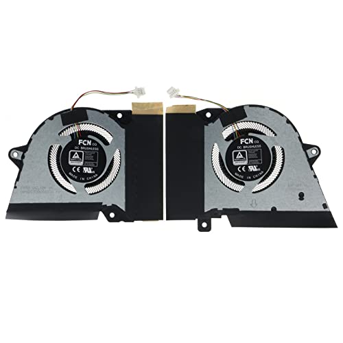TRADOCK CPU & GPU Cooling Fan for ASUS ROG Zephyrus G14 GA401Q GA401QC GA401QE GA401QH GA401QM GA401IHR 12V 1A FN58 FNNW 13NR05S0AP0101 DFSCK22D05883K FN59 FNNX 13NR05S0AP0201 DFSCK221151818 12V 1A - Image 1