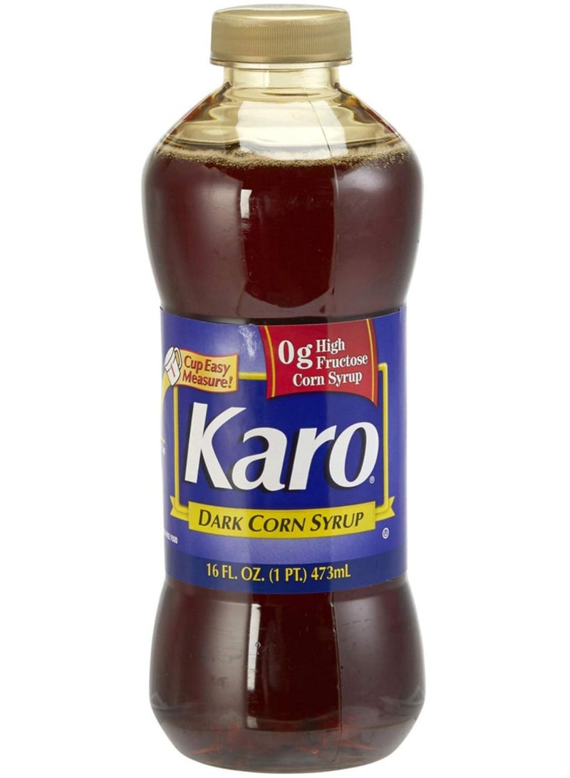 Karo Dark Corn Syrup 0G High Fructose Corn Syrup 473 ML - Image 1