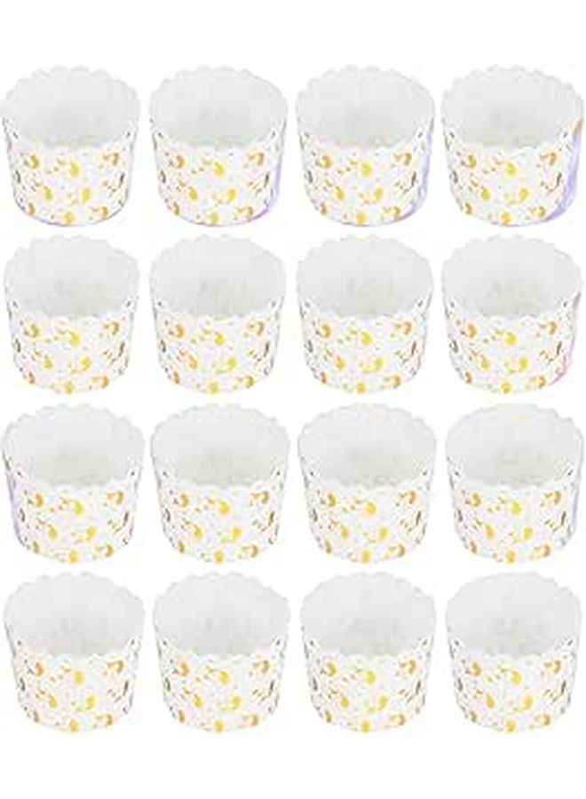 Disposable Foil Muffin Cups 50 Pcs Baking Liners For Cupcakes And Desserts - Image 1