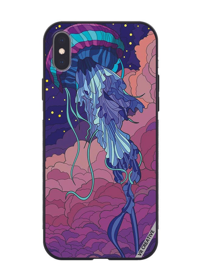 VR CREATIVE Protective Case Cover For Apple iPhone XS Max Starfish Design Multicolour - Image 1