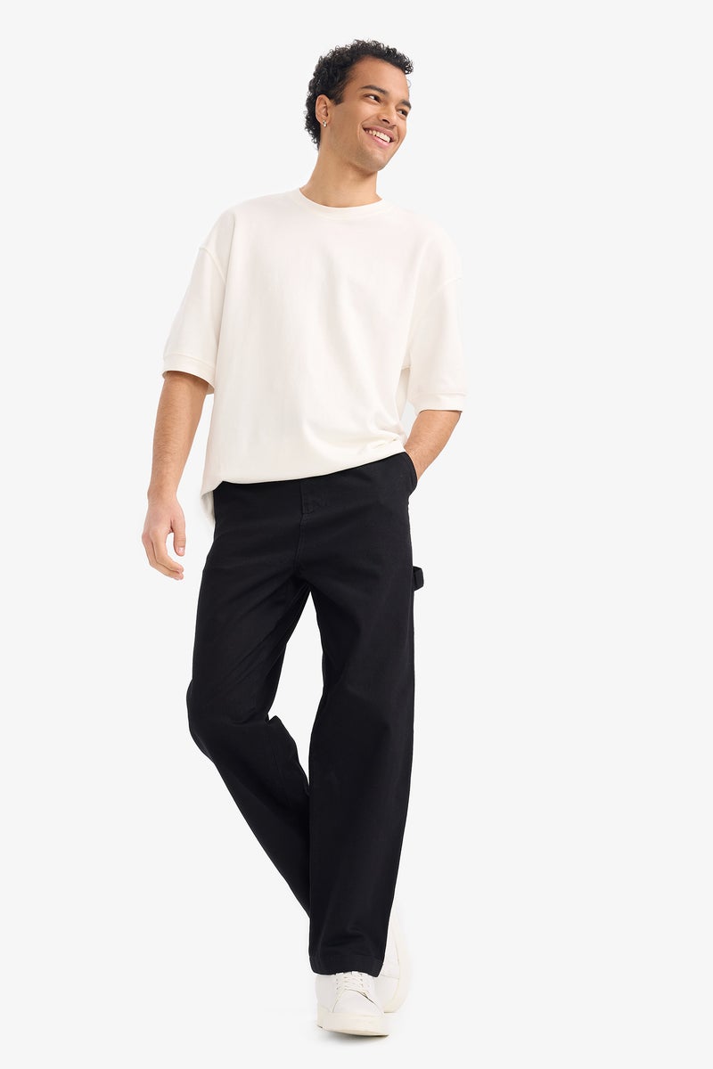 DeFacto Black Man Baggy Trousers Casual - Image 1