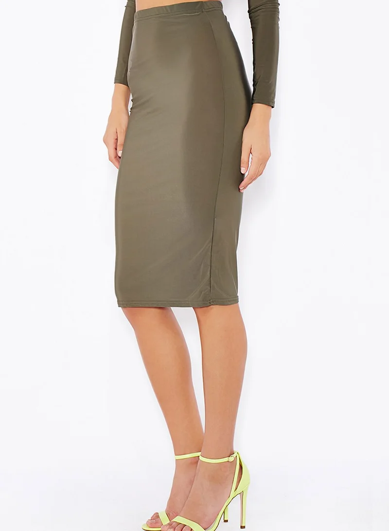 Ginger Knot Grop Top Skirt Set
