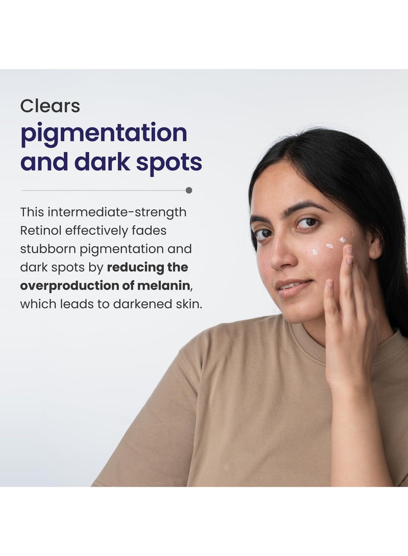 RE' EQUIL 0.3% Retinol Night Cream, Improves Skin Texture, Reduces Acne, Unisex, For All Skin Types, 30G - Image 4