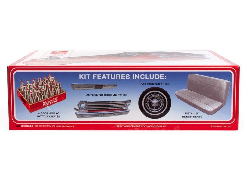 AMT 1963 Chevy II Nova Wagon w/Crates Coke 1:25 Scale Model Kit - Image 2