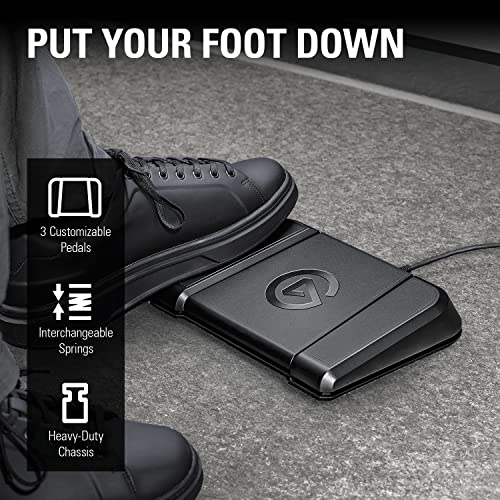 Elgato Stream Deck Pedal – Hands-Free Studio Controller, 3 Macro footswitches, Trigger Actions in apps and Software Like OBS, Twitch, YouTube and More, Works with Mac and PC - Image 3