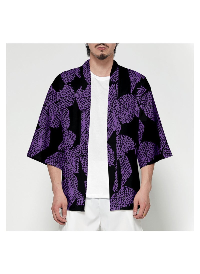 Loquat - New Hot Selling Trend Surrounding Charcoal Charcoal 3D Printed Cloak - Image 1