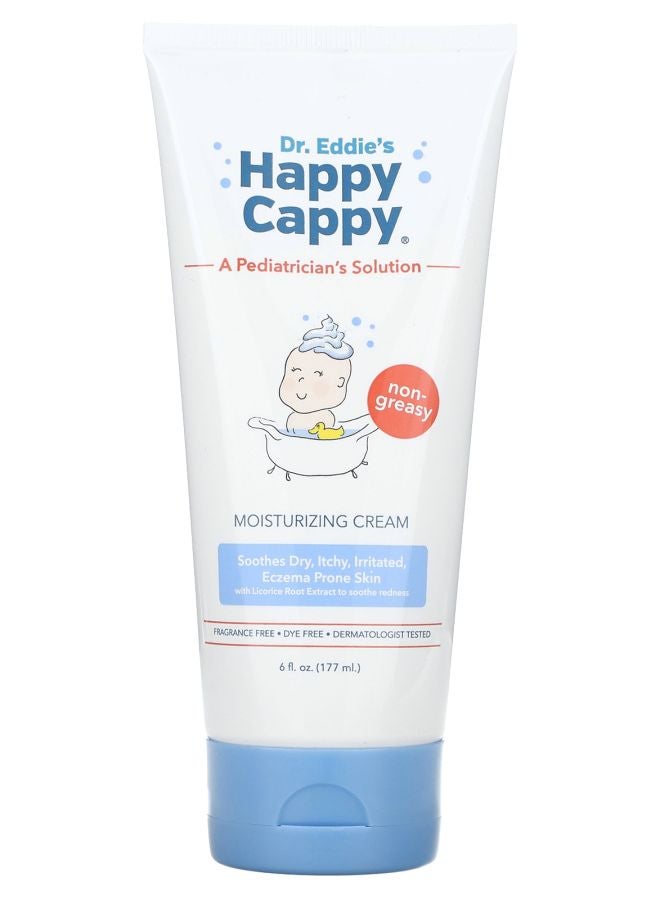 Happy Cappy Moisturizing Cream Fragrance Free 6 fl oz (177 ml)