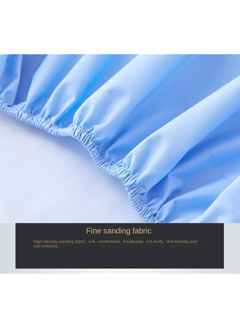 Y&D 3-Piece Solid Color Bed Sheets Set Waterproof Breathable Mattress Cover  - Image 4