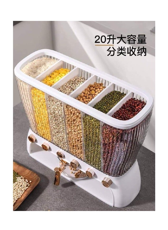 ديسبنسر بقوليات مقسم 6 خانه  - Image 4