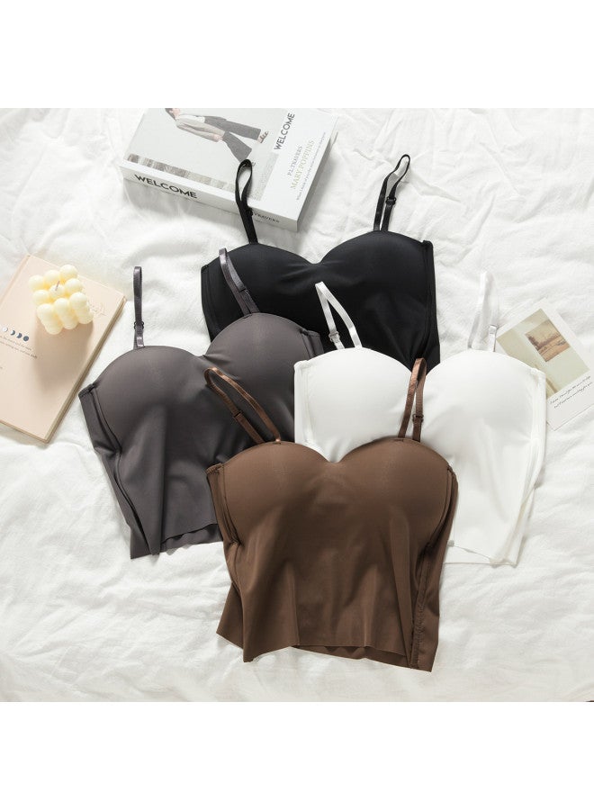 Modal قميص داخلي قصير بدون أسلاك للنساء، أنيق للتنسيق أو كملابس خارجية - Image 5