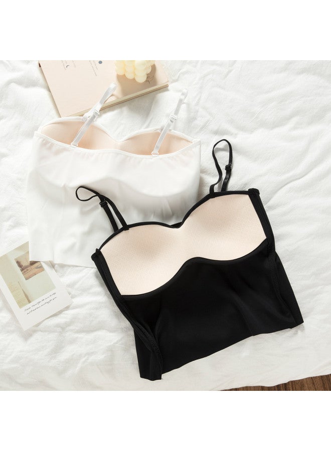 Modal قميص داخلي قصير بدون أسلاك للنساء، أنيق للتنسيق أو كملابس خارجية - Image 4