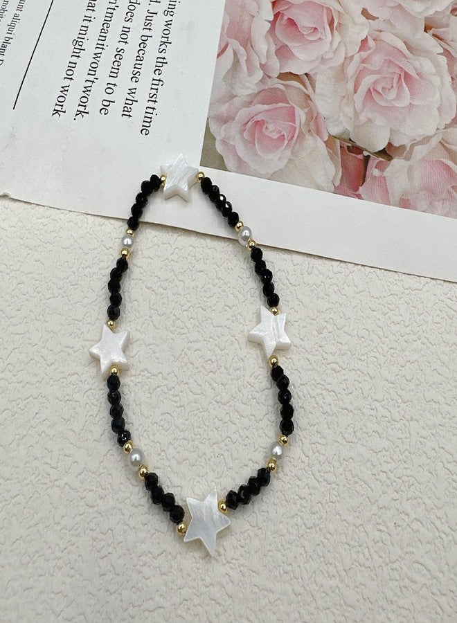 PIPIDREAM 400PCS ABS Pearl Beads Star Beads 9MM, Cute Beads for Jewelry Bracelets Necklace Making Charms Bulk Beads - Image 5